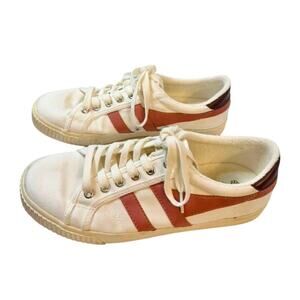 Gola Vegan Canvas Lace-Up Sneakers Tennis Mark Cox Chalk Pink Women's Size 9